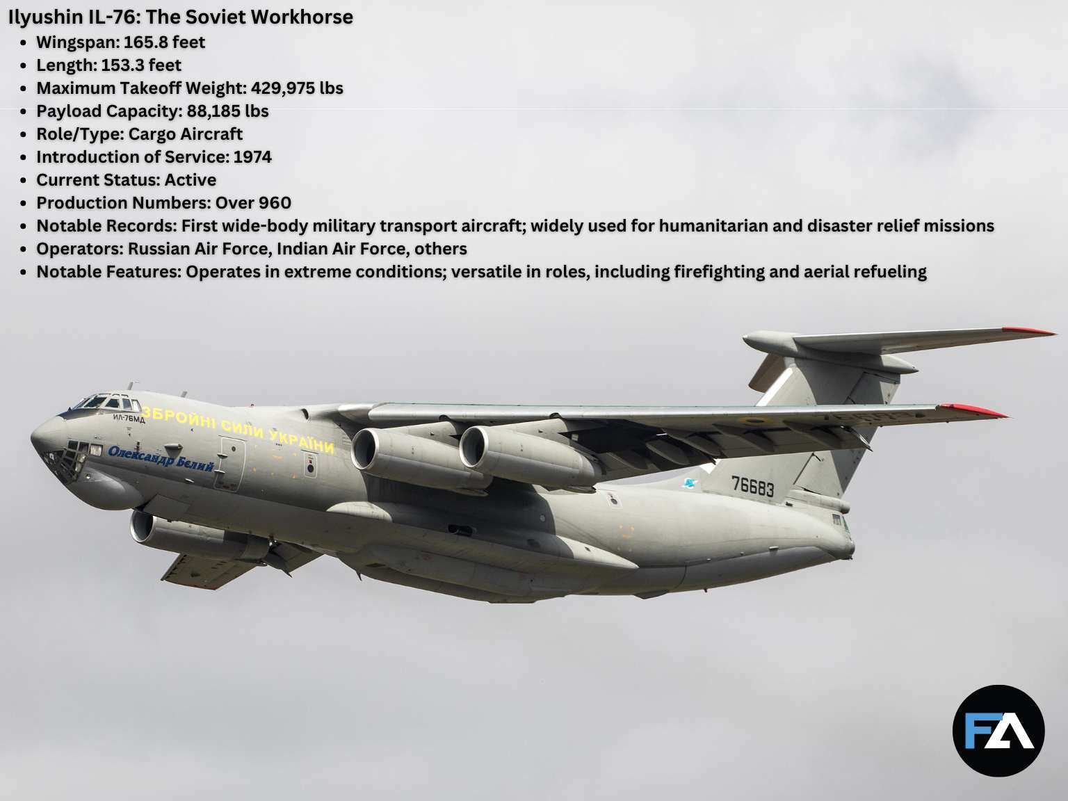 Biggest planes_ Ilyushin IL-76