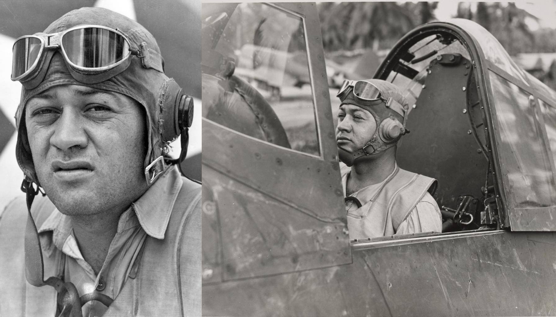 Famous Pilot Pappy Boyington Fighter Ace