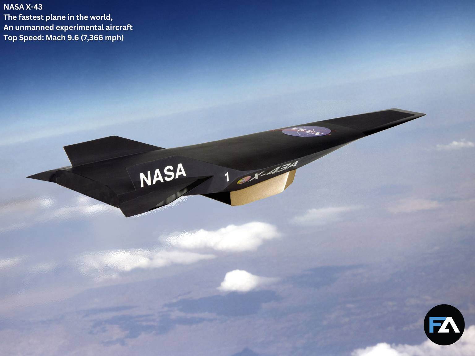 Fastest Plane in the world_ NASA X-43