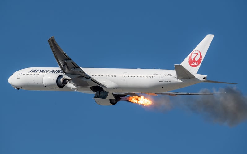 Japan_Airlines_777_Engine_Failure_on_Departure_(2_of_2)_(51599589068)