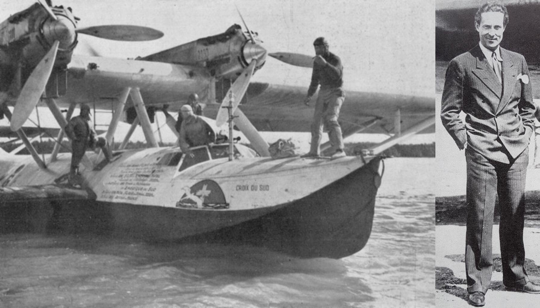 Latécoère 300 and Jean Mermoz Famous French Pilot